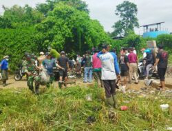 Sektor 7 Citarum Harum Bersama Pemdes Cangwet Laksanakan Giat PKTD Dalam Rangka Pembersihan Sampah Liar