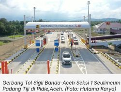 Mudik Lebaran, Seksi 1 Tol Sibanceh Mulai Dioperasikan
