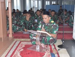 Kas Kormar Ajak Doa Bersama Prajurit Korps Marinir, Wujudkan Perlindungan Dalam Aksi Pengamanan Demo