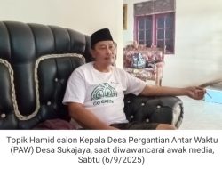 Topik Hamid (Abo) Maju di PAW Kepala Desa Sukajaya, Usung Transparansi dan Pengembangan Potensi Wisata